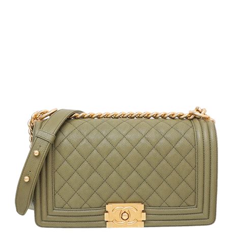 chanel le boy green